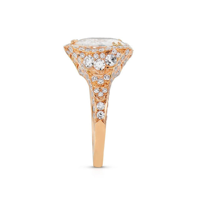 Gemstone Collection Pear Shape Diamond Engagement Ring 255L2OHFHWG-LE-PR -  Osborne's Jewelers