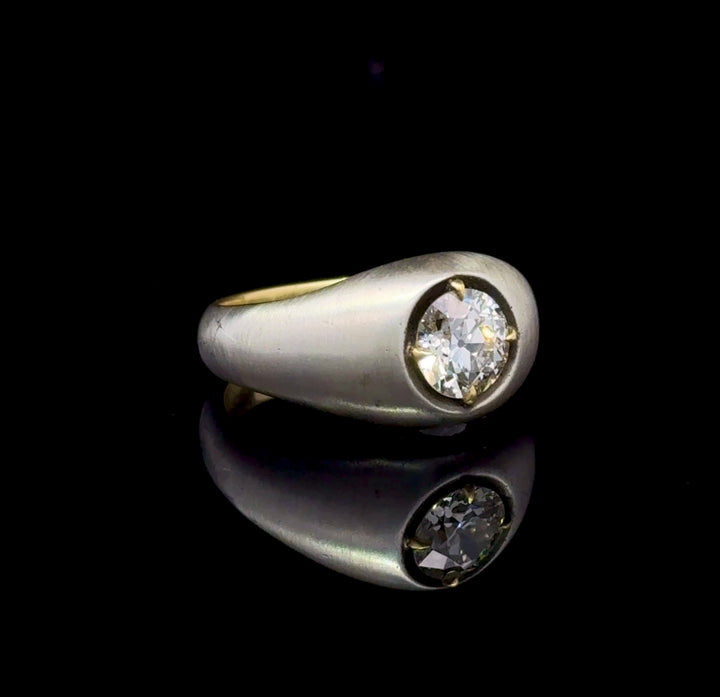 Neil Lane Couture 18k Yellow Gold & Silver Diamond Ring