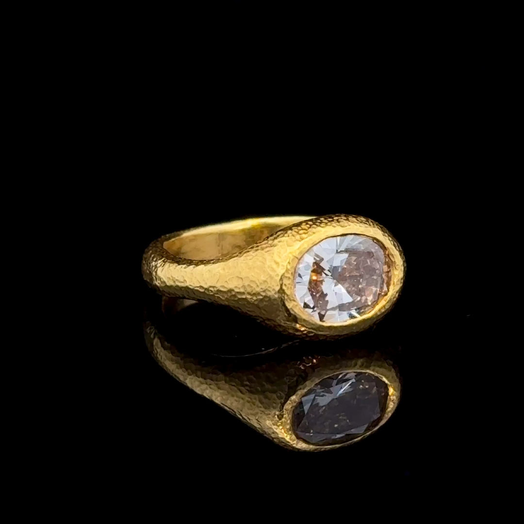 Neil Lane Couture 22k Yellow Gold Diamond Ring