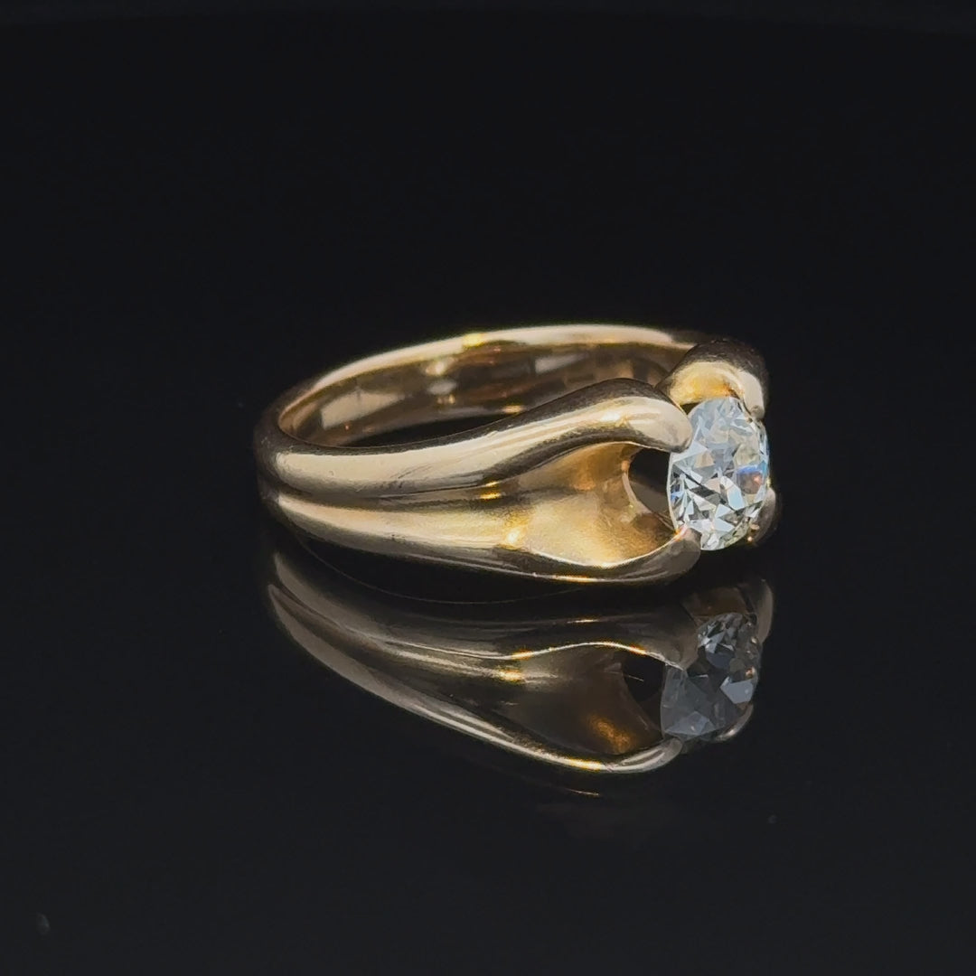 Antique Diamond, 14k Gold Ring