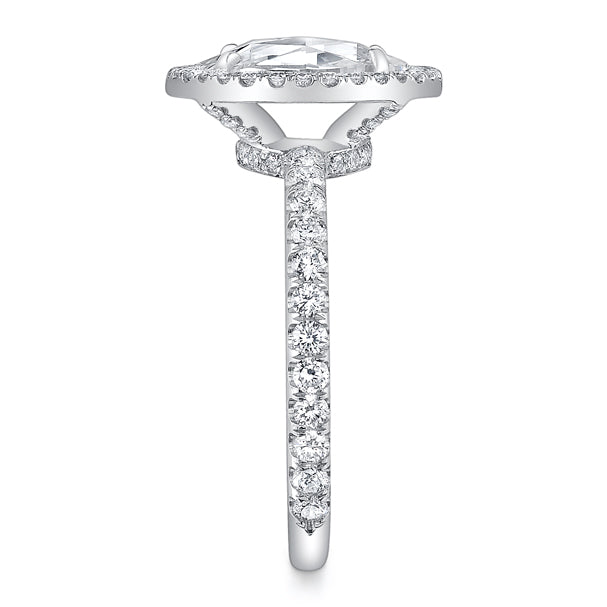 Neil Lane Couture Rose-Cut Diamond, Platinum Ring